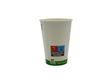 Bio Kaffeebecher ECO Vending 180ml/7oz,  70 mm Karton (1.000 Stck)